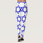 Israel-Flaggenmuster Leggings (Rückseite)