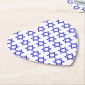 Israel-Flaggenmuster Untersetzer (angewinkelt)