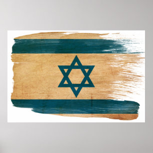Israel Flaggenposter Poster