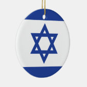 Israel Flaggenschmuck Keramik Ornament (Rechts)