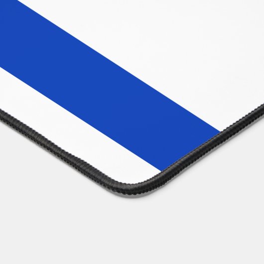 Israel flaggt blau-weiß modern schreibtischunterlage (Ecke)