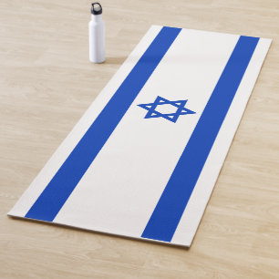 Israel flaggt blau-weiß modern yogamatte