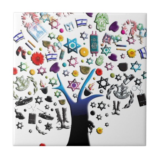 Israel Fliese (Vorderseite)