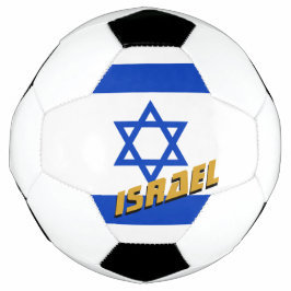 Israel Fußball und israelische Flagge / Sport