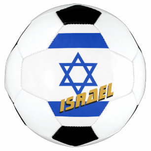 Israel Fußball und israelische Flagge / Sport