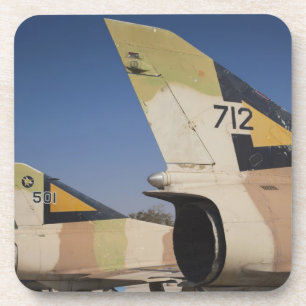 Israel-gebauter Kfir-Kampfflugzeug Getränkeuntersetzer