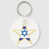 Israel Gold Star Schlüsselanhänger (Vorderseite)