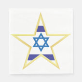 Israel Gold Star Serviette (Vorderseite)