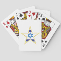 Israel Gold Star Spielkarten