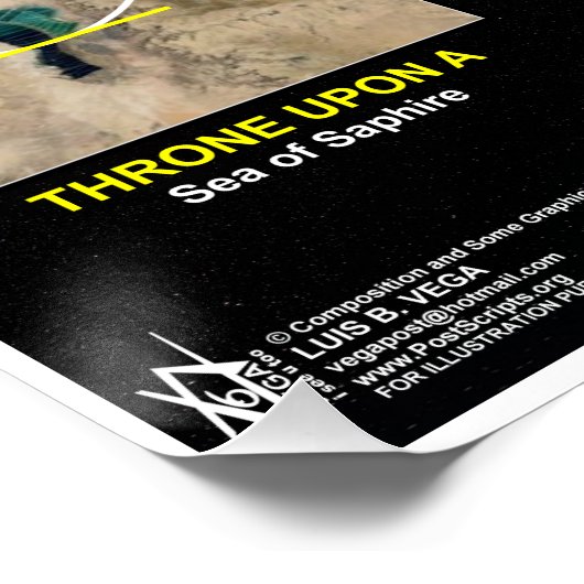 Israel Great Pyramid Pattern Poster (Ecke)