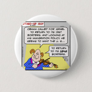 Israel-Grenzen Obama 1967 1849 Button