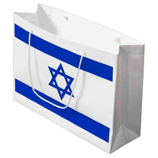 Israel Große Geschenktüte (Vorderseite Schrägansicht)