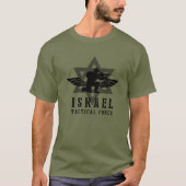 Israel IDF Army Tactical Force Star von David T-Shirt (Vorderseite)