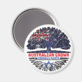 Israel Israel Australien Tree Roots Magnet (Vorderseite/Rückseite)