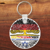 Israel Israelisch Deutsch Deutschland Baum Wurzel Schlüsselanhänger (Rückseite)