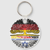 Israel Israelisch Deutsch Deutschland Baum Wurzel Schlüsselanhänger (Rückseite)