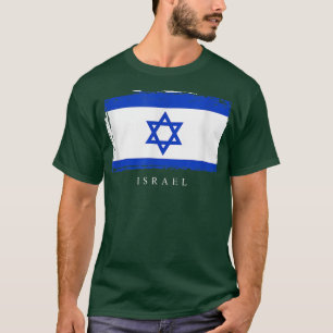 Israel Israelisch Israelis Jüdisch Flagge Chanukka T-Shirt
