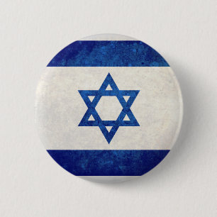 Israel; Israelische Flagge Button