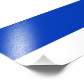 Israel - israelische Flagge Fotodruck (Ecke)