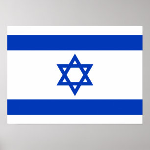Israel - israelische Flagge Poster