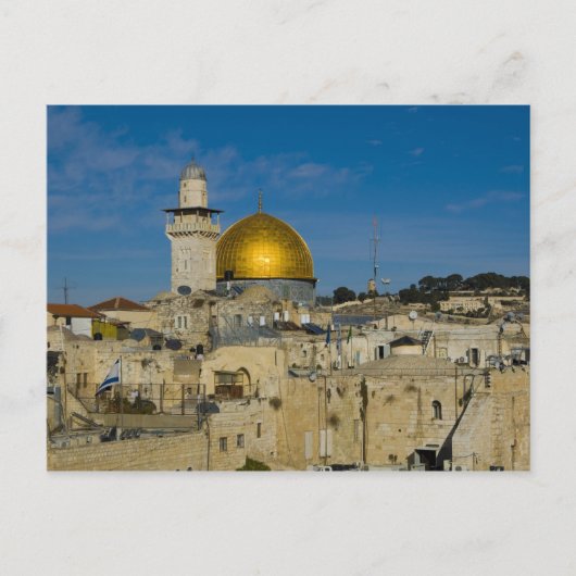 Israel, Jerusalem, Felsendom Postkarte (Vorderseite)