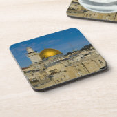 Israel, Jerusalem, Kuppel des Felsens Getränkeuntersetzer (Linke Seite)