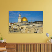 Israel, Jerusalem, Kuppel des Felsens Leinwanddruck (Insitu (Wohnzimmer))