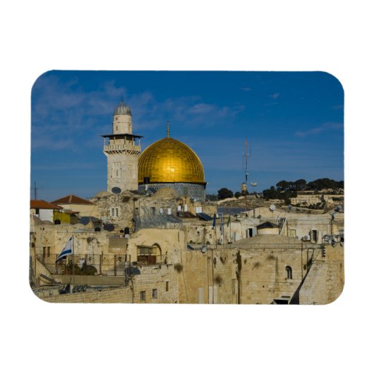 Israel, Jerusalem, Kuppel des Felsens Magnet (Horizontal)