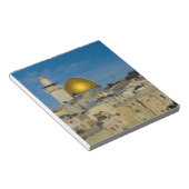 Israel, Jerusalem, Kuppel des Felsens Notizblock (angewinkelt)