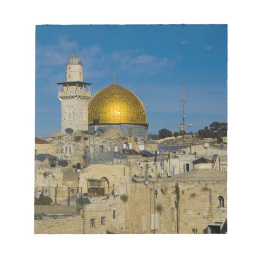Israel, Jerusalem, Kuppel des Felsens Notizblock (Vorderseite)