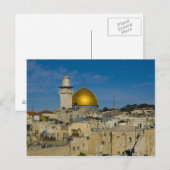 Israel, Jerusalem, Kuppel des Felsens Postkarte (Vorne/Hinten)