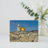 Israel, Jerusalem, Kuppel des Felsens Postkarte (Stehend Vorderseite)