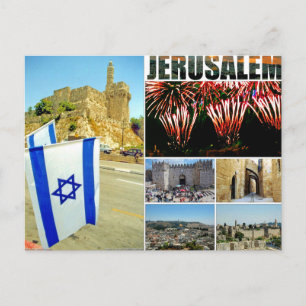 Israel Jerusalem Postkarte