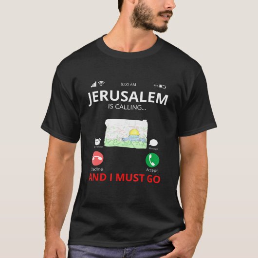 Israel Jerusalem T-Shirt (Vorderseite)
