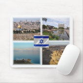 Israel Jerusalem Tel Aviv Mousepad (Mit Mouse)