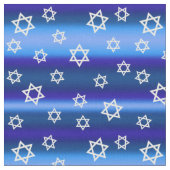 Israel Jewish Star von David on Blue Stoff (Nahaufnahme)