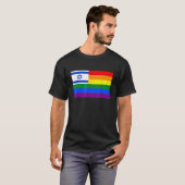 Israel Jüdisches LGBT T-Shirt Gay Lesbian-Stolperf (Vorne ganz)