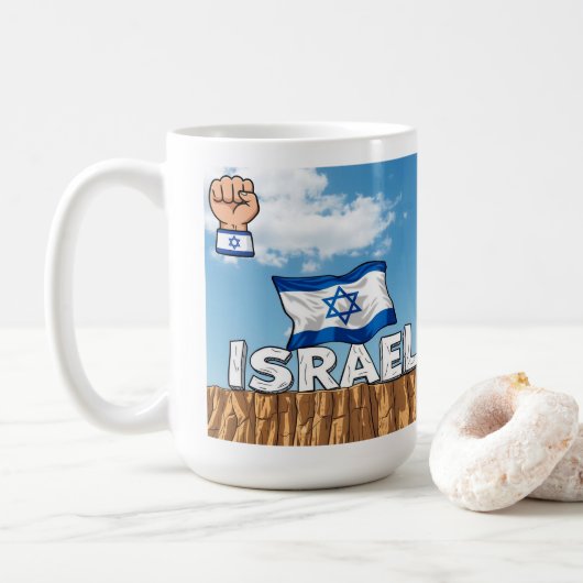 Israel kaffeetasse (Mit Donut)