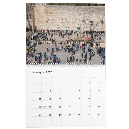  Israel kalender met fotos van het land_3 (Jan 2026)
