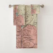 Israel-Karte Badhandtuch Set (Insitu)