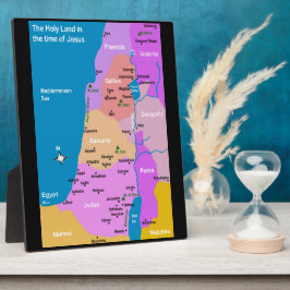 Israel Karte Erstes Jahrhundert Fotoplatte