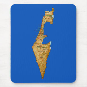 Israel-Karte Mousepad