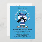 ISRAEL LABOR DAY Barbecue Einladungspostkarte (Vorne/Hinten)