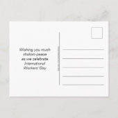 ISRAEL LABOR DAY Barbecue Einladungspostkarte (Rückseite)