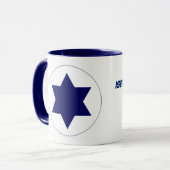 Israel-Luftwaffe Roundel Tasse (Vorderseite Links)