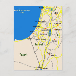 Israel map.JPG Postkarte