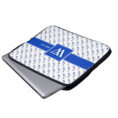 ISRAEL Messianic Bible Christlich Monogram-Noteboo Laptopschutzhülle (Vorne Knopf)