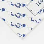 ISRAEL Messianische LIEBE Christlicher Schrift Fleecedecke (Ecke)