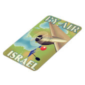 Israel Mit dem Reiseplakat "Luft" Magnet (Linke Seite)