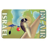 Israel Mit dem Reiseplakat "Luft" Magnet (Horizontal)
